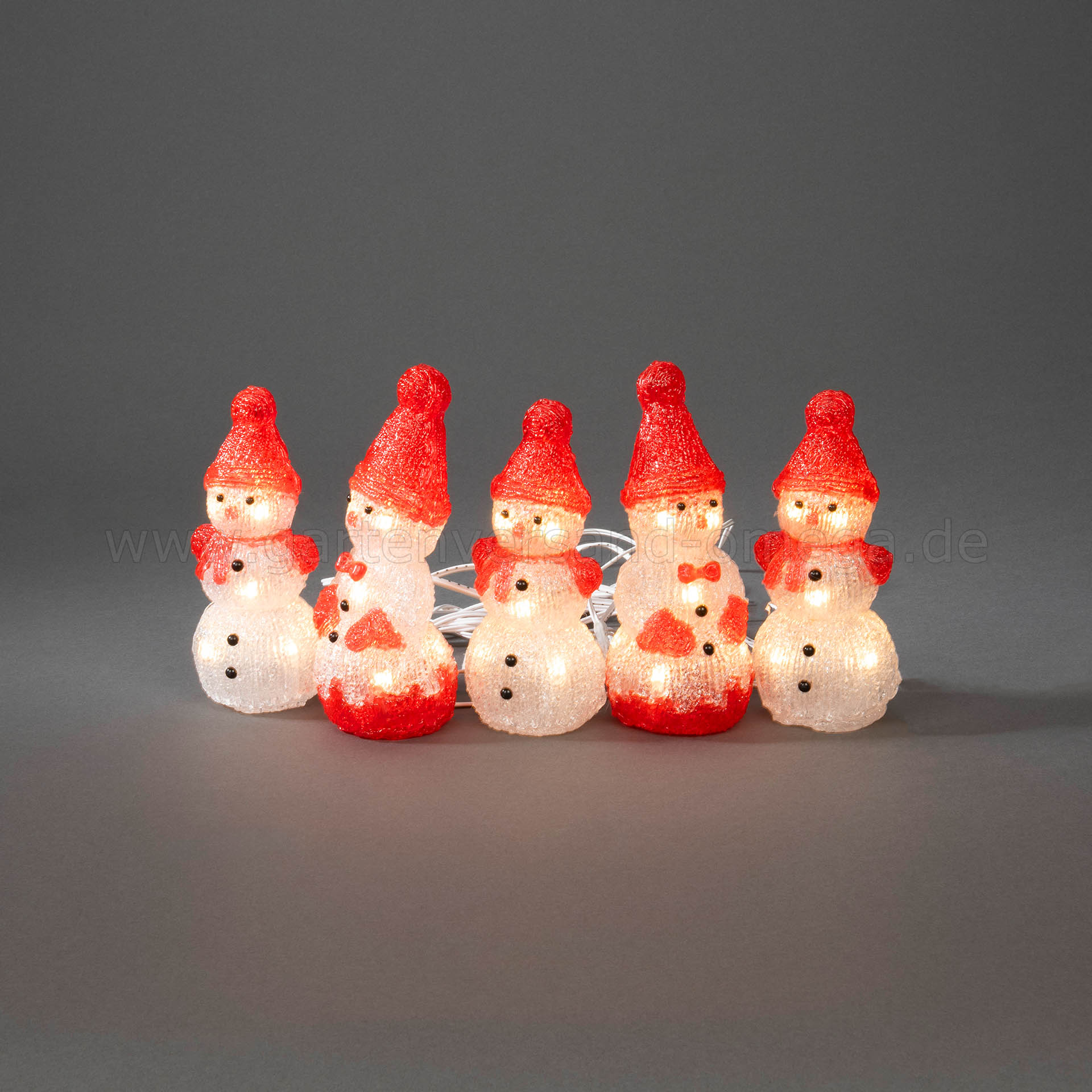 LED-Acryl Schneemänner