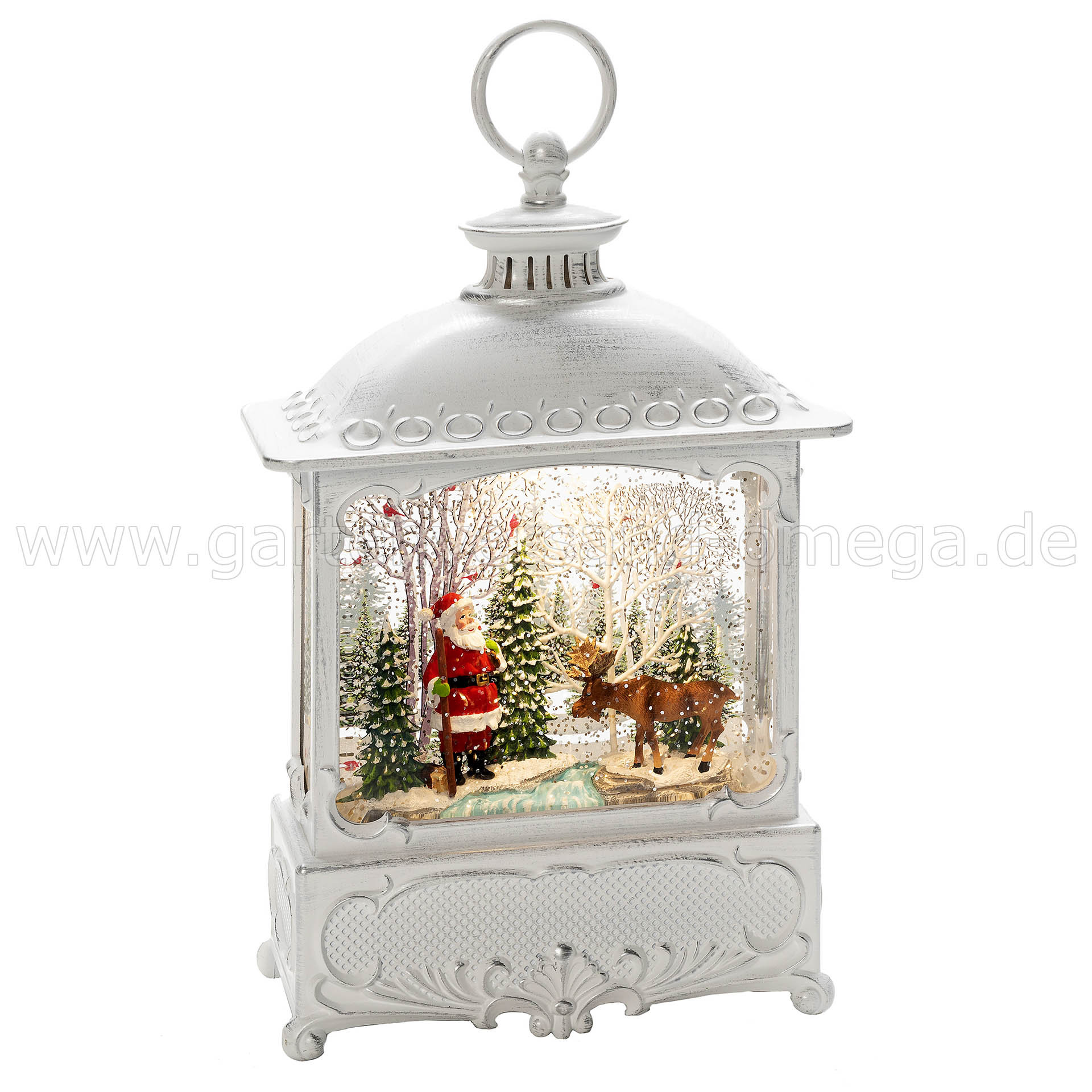 Laternen und Schneekugeln