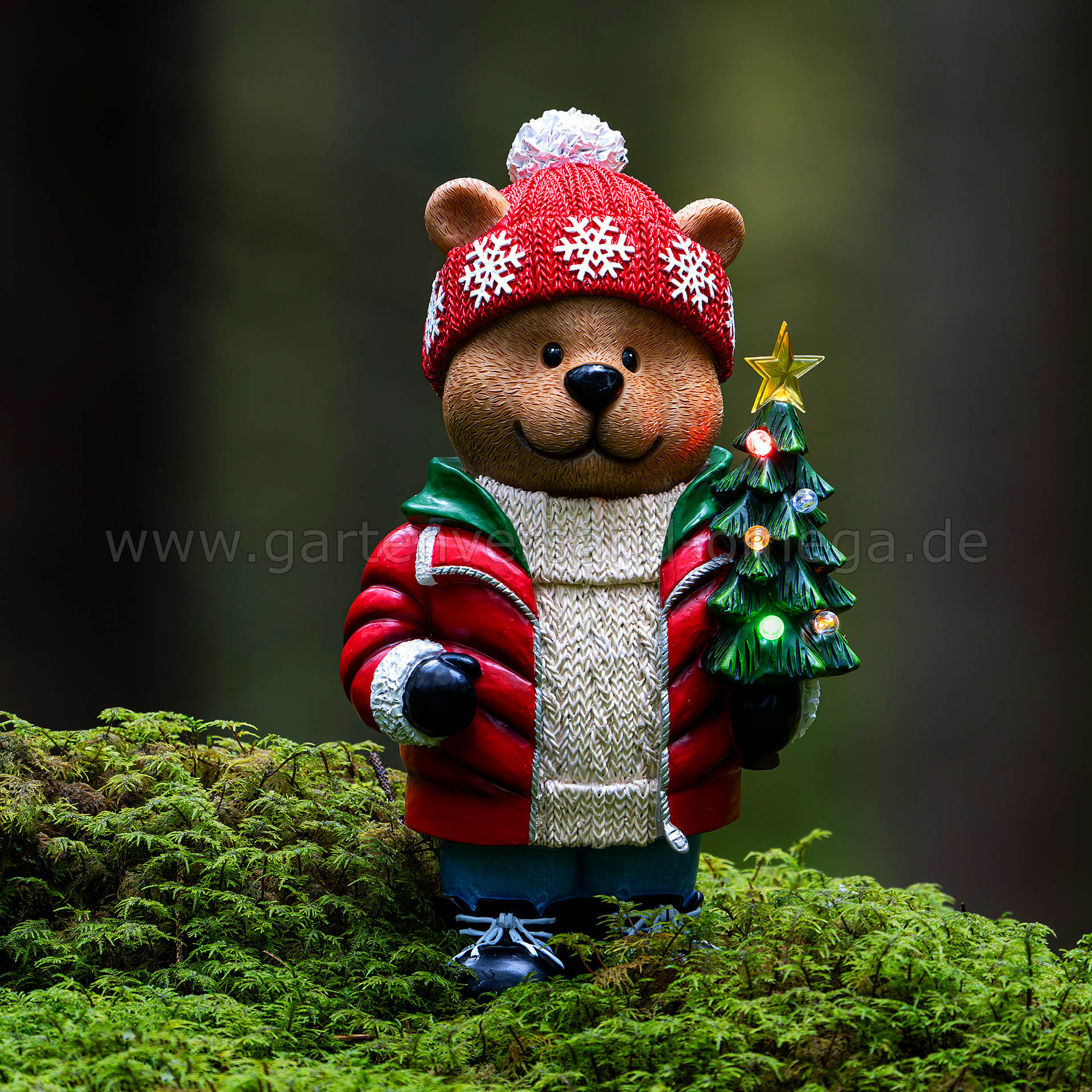Gestaltungsidee LED Garten-Leuchtfigur Teddybär 38cm