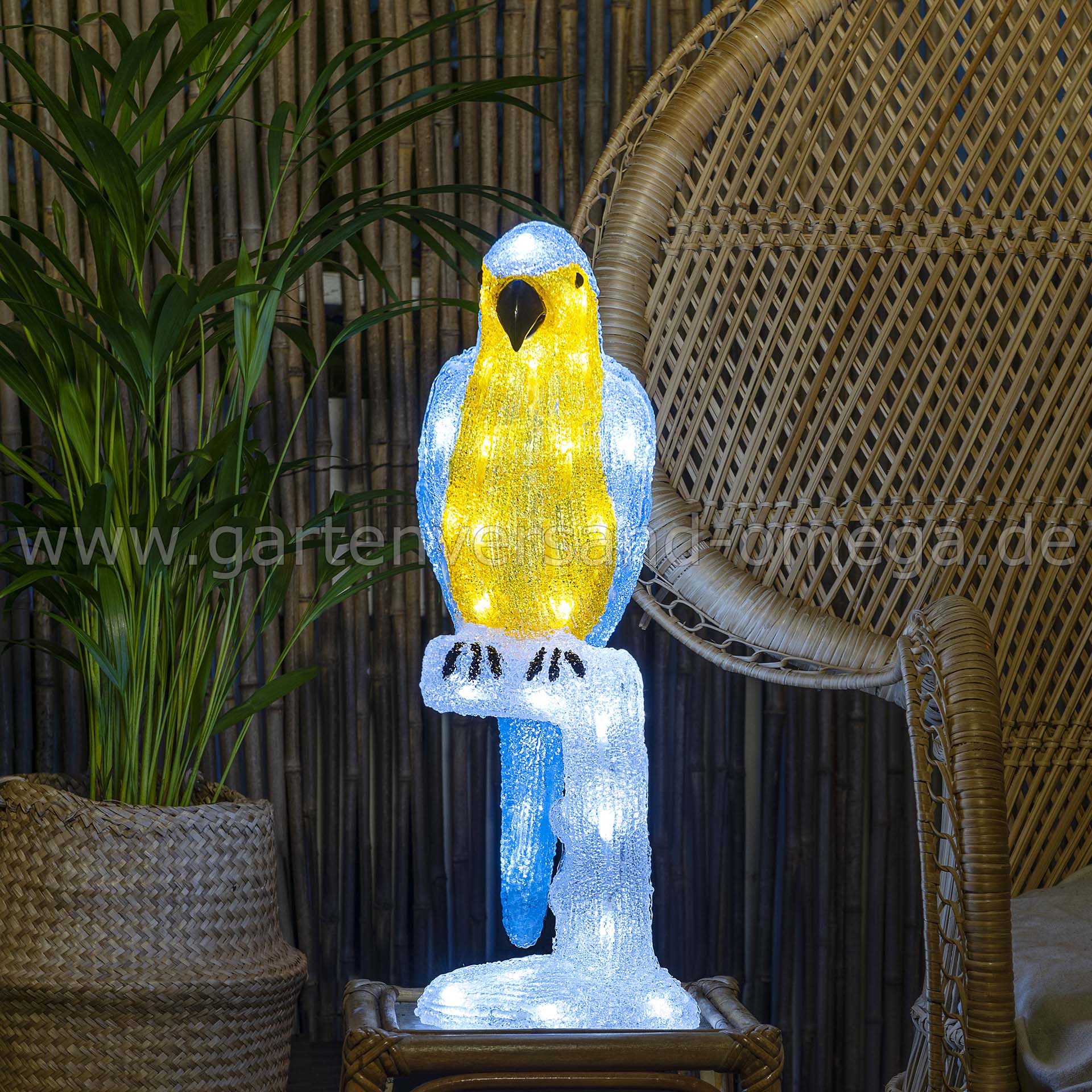 LED Acryl-Papagei Anwendungsbeispiel