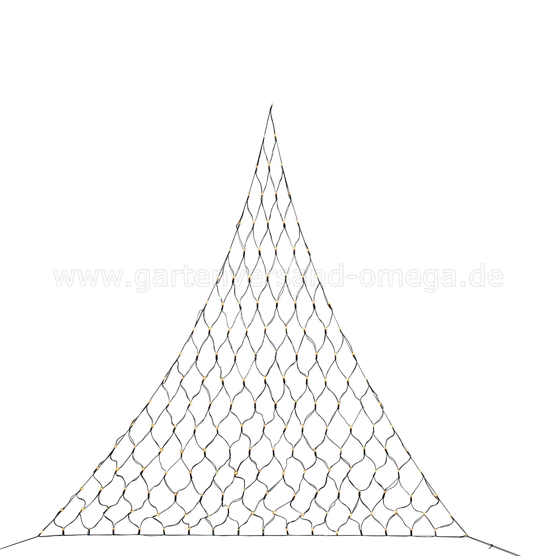 LED Lichternetz Triangel 171-flammig