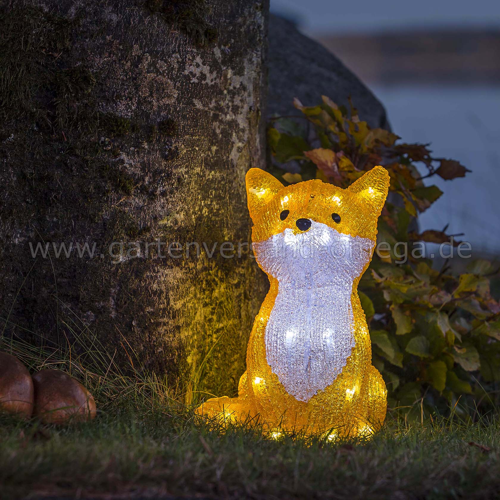 LED-Acrylfigur Fuchs - Anwendungsbeispiel