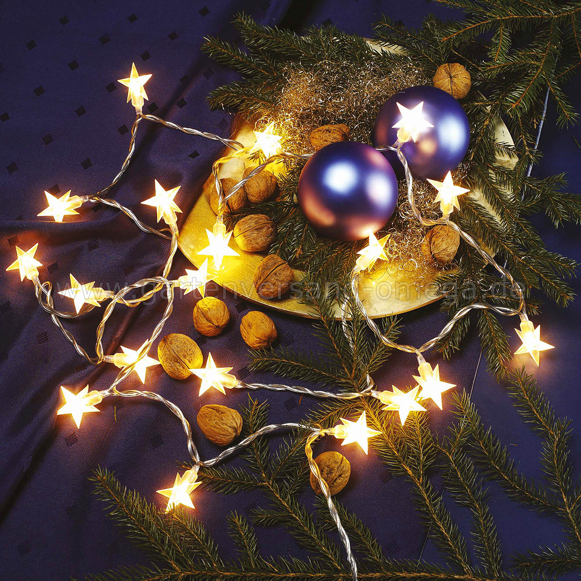 LED-Lichterkette mit Sternen