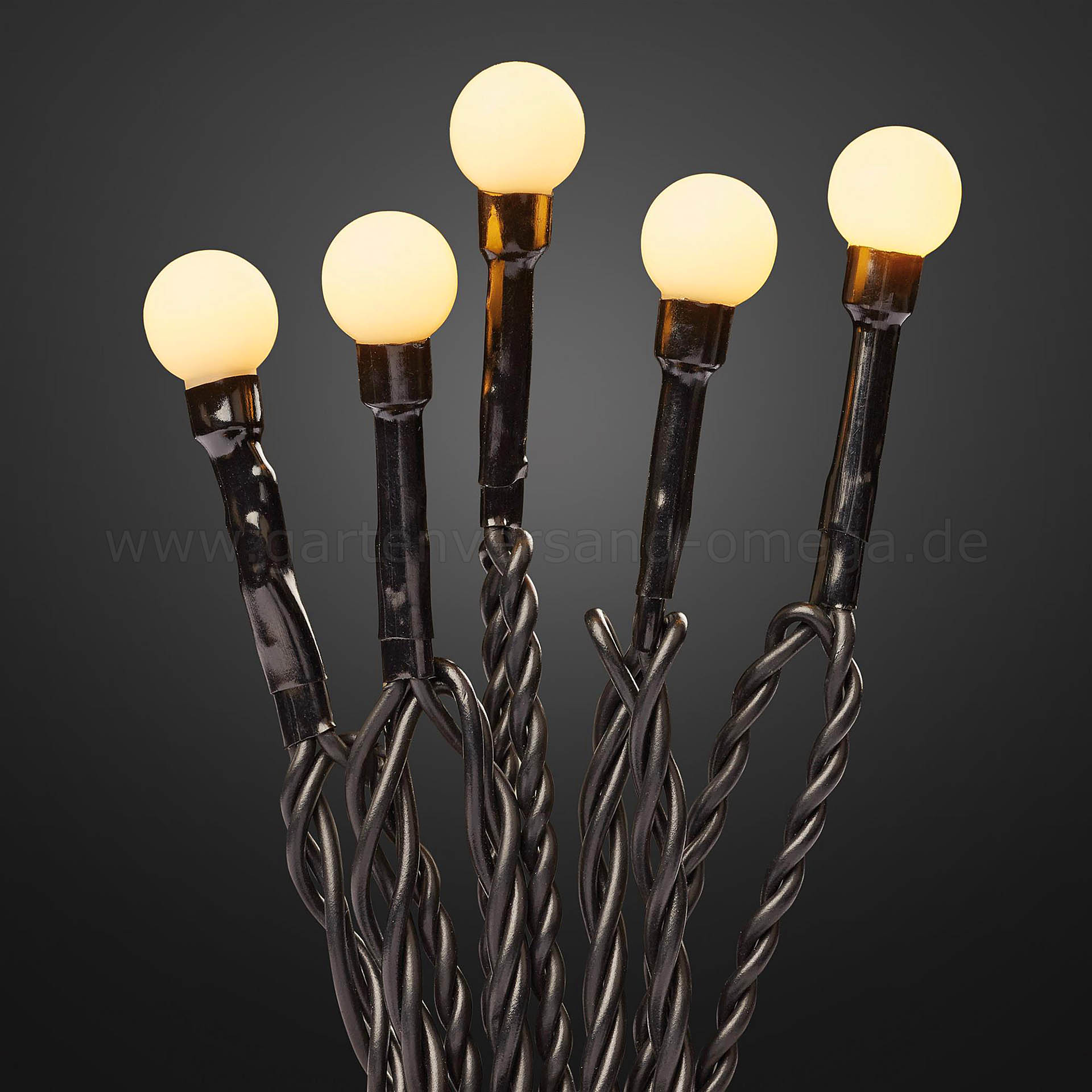 LED-Kugellichterkette Warm-Weiß