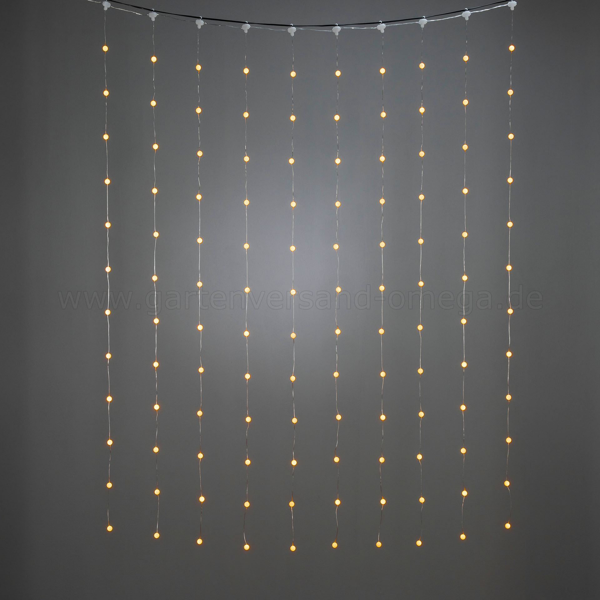 LED Lichtervorhang Schneebälle