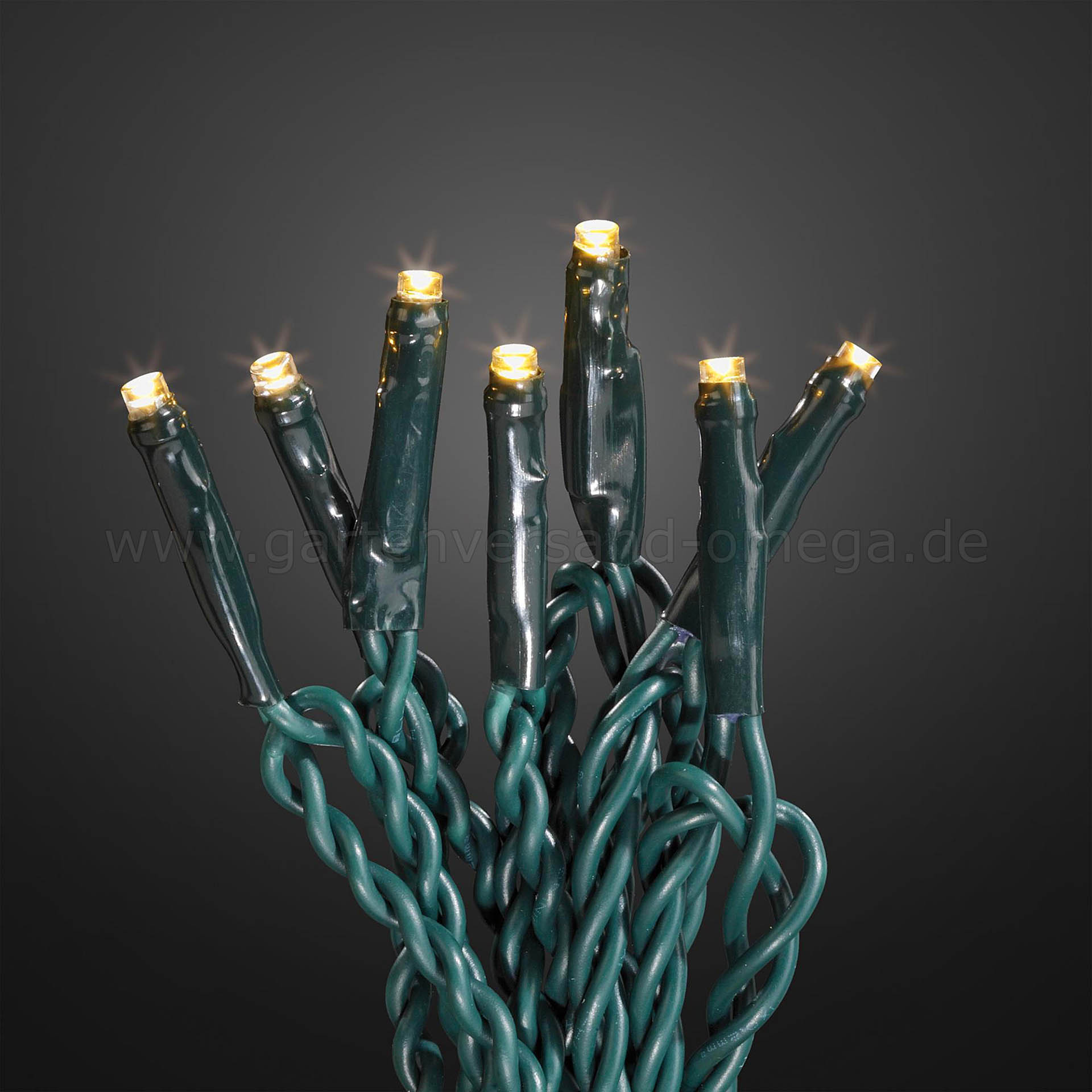 Batteriebetriebene LED-Lichterkette für Außen