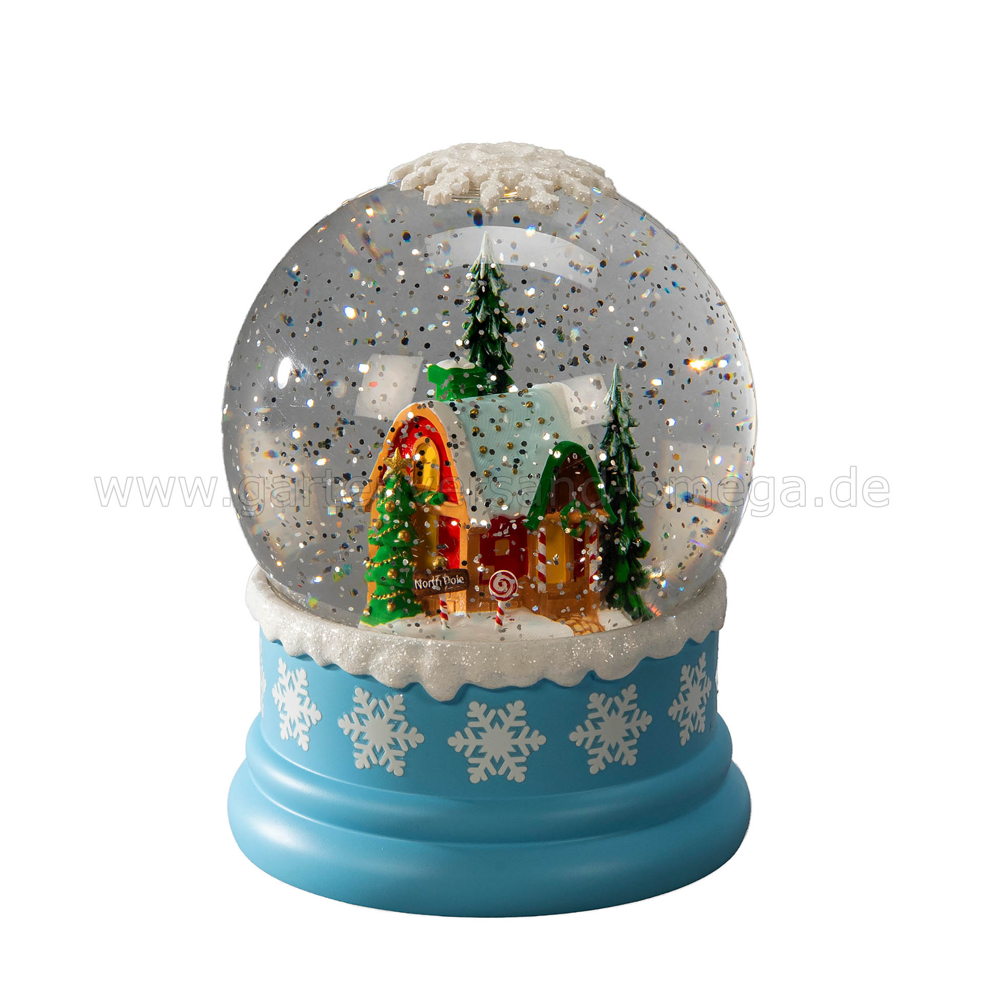LED-Schneekugel Nordpol
