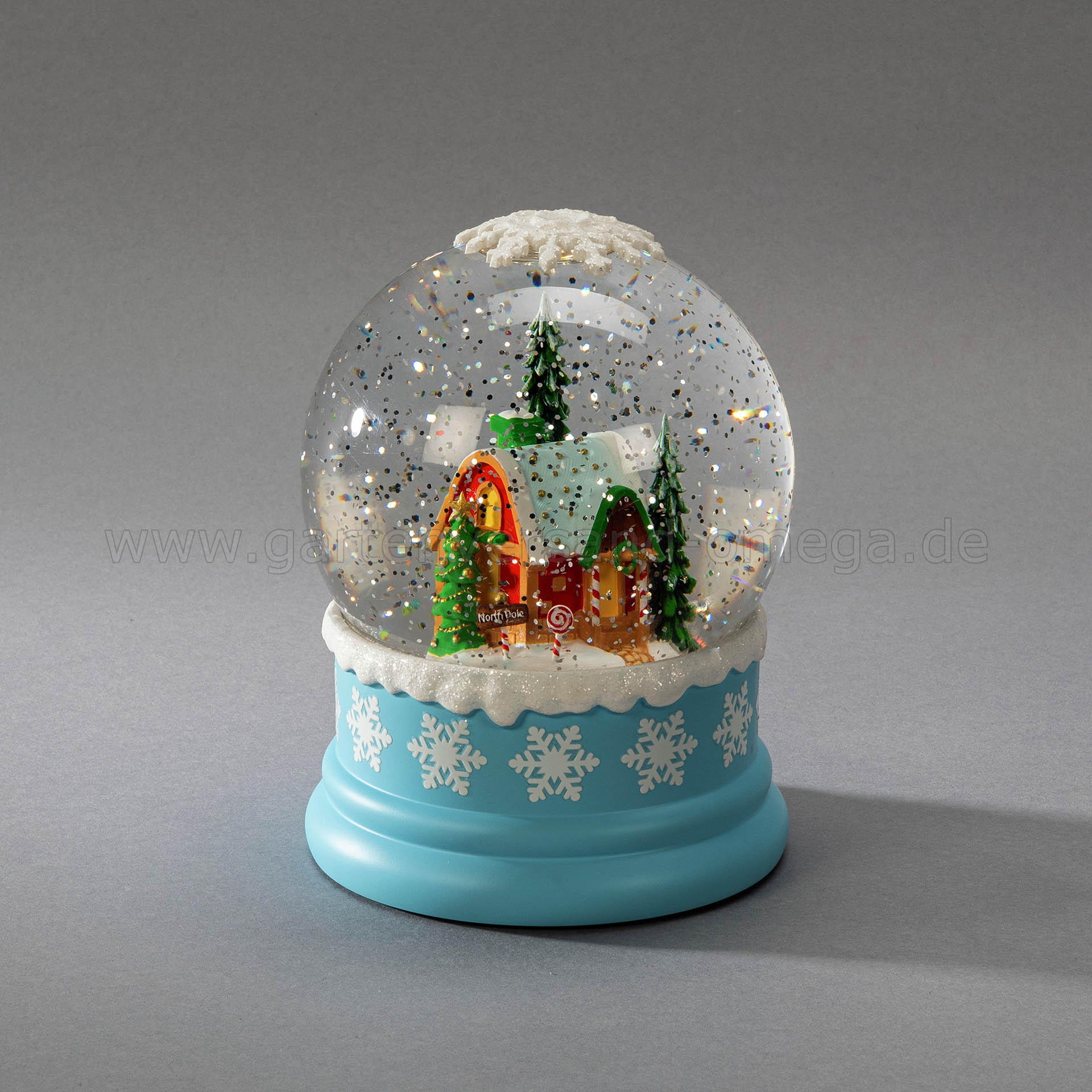 LED-Schneekugel Nordpol
