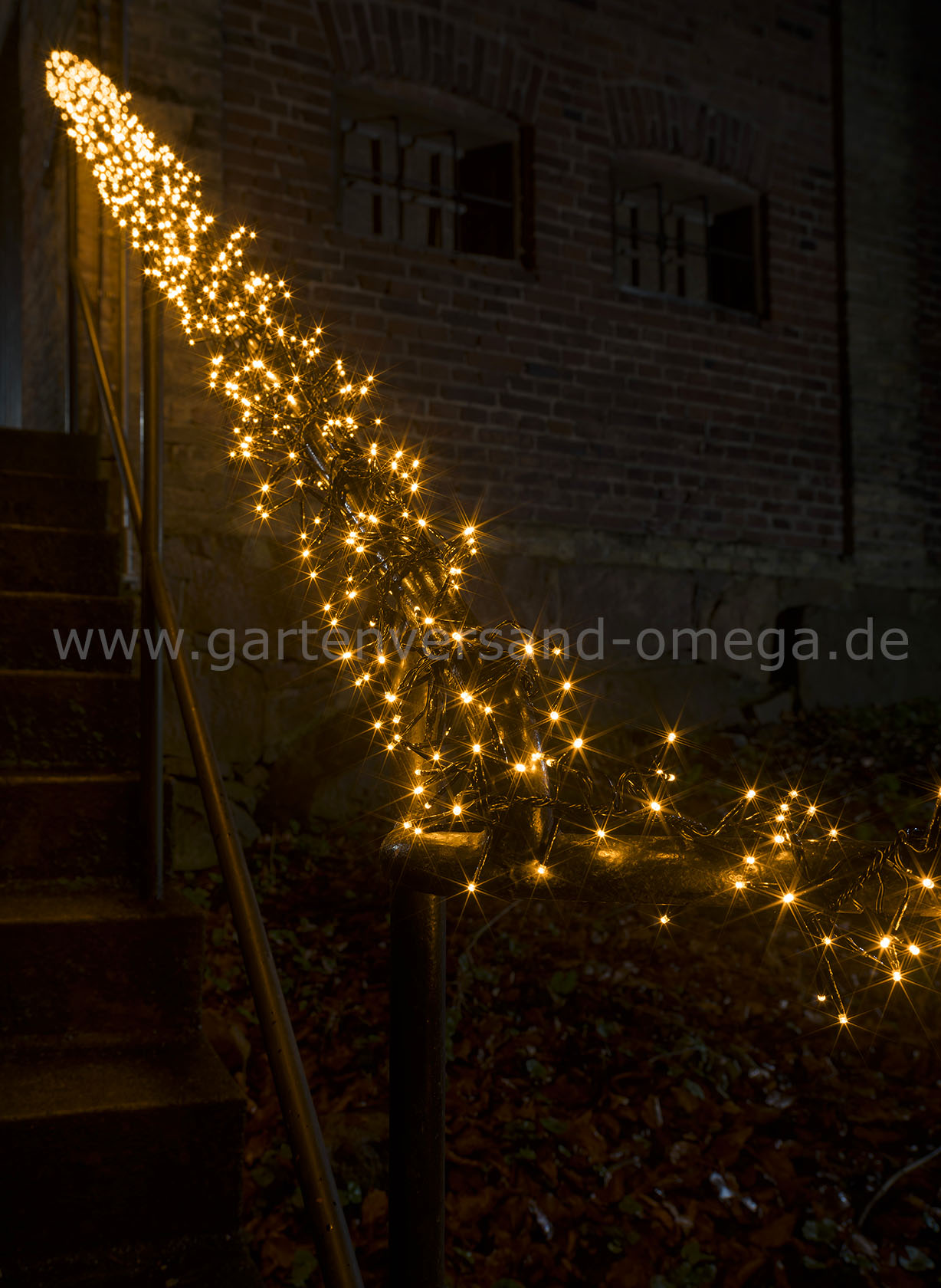 LED Lichterkette Außen 20m Mit 2000 LEDs – Büschellichterkette, IP44, 8 Modi, Timer & Memory, Warmweiß, Für Garten & Balkon LED Lichterkette 20m