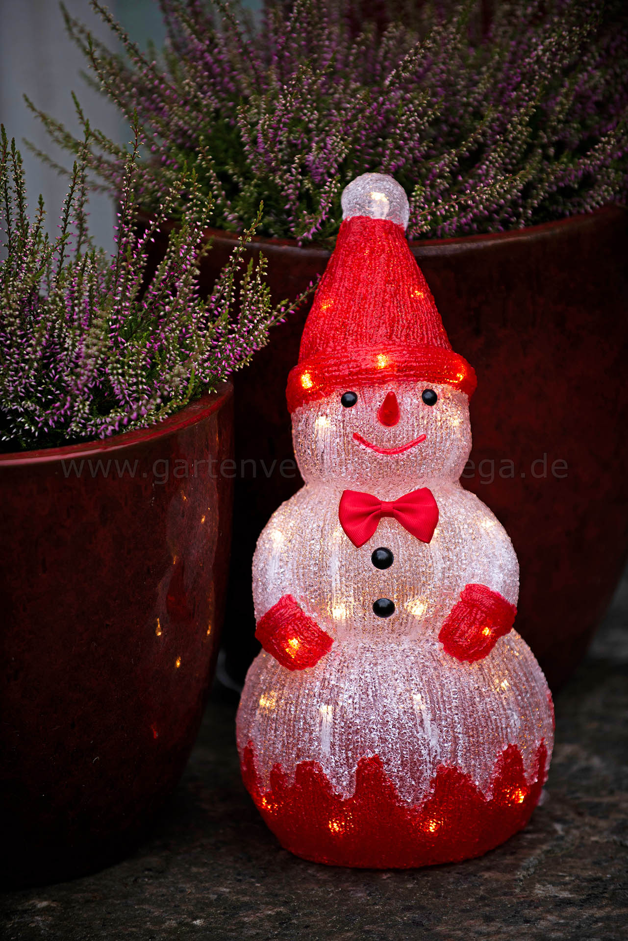 Anwendungsbeispiel LED Acryl Schneemann