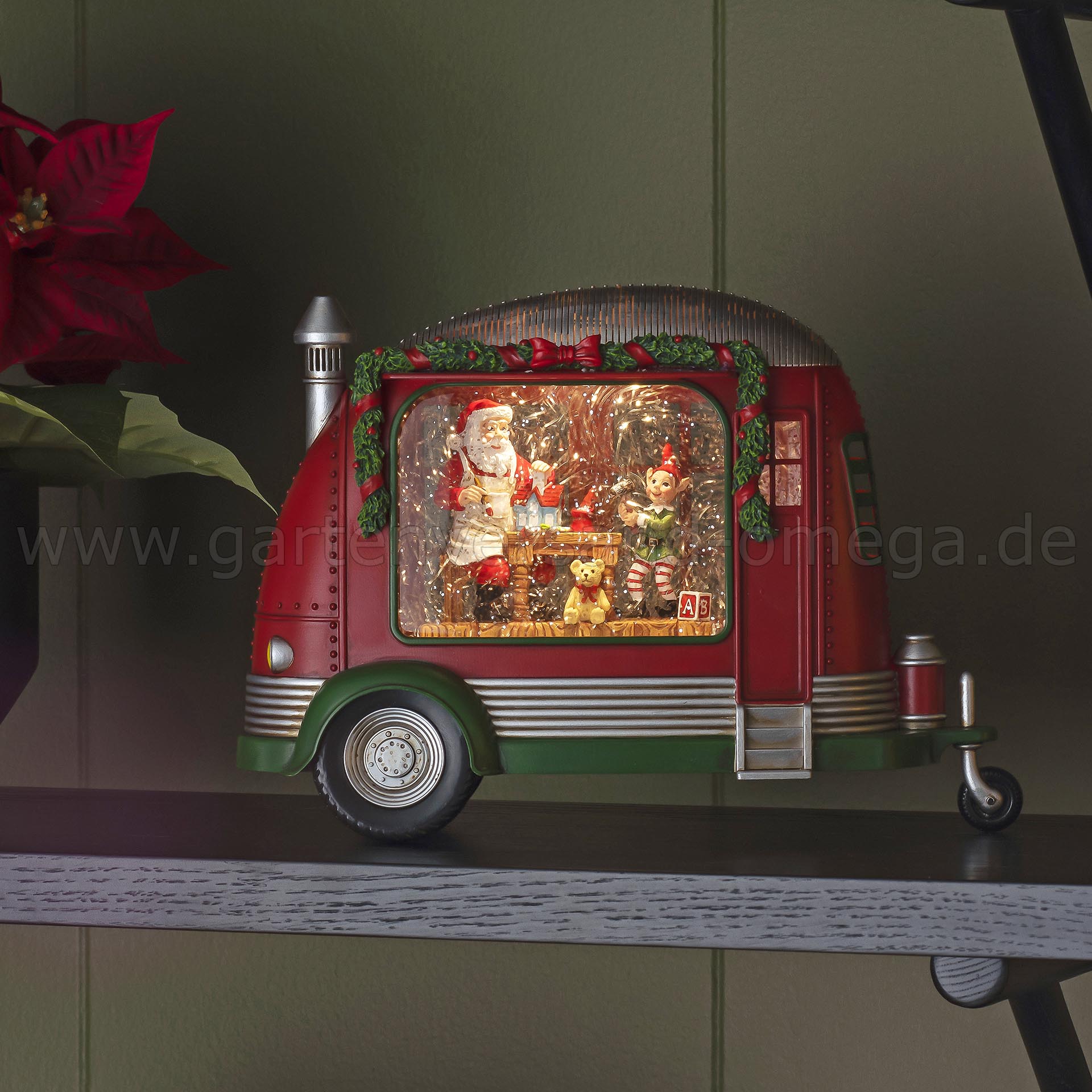 Wassergefüllte Weihnachtsdekoration Wohnwagen - Schneekugel Weihnachtsbeleuchtung Wassergefüllte Weihnachtsdekoration Wohnwagen - Schneekugel Weihnachtsbeleuchtung
