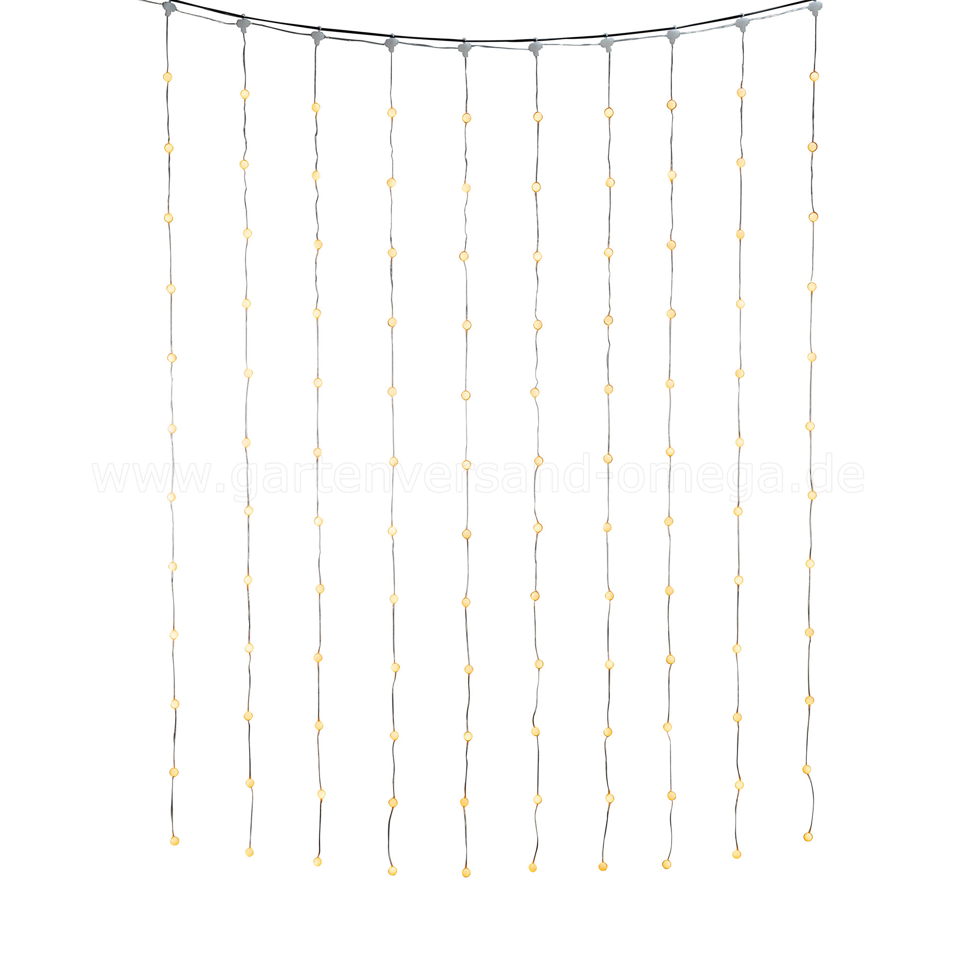 LED Lichtervorhang Schneebälle