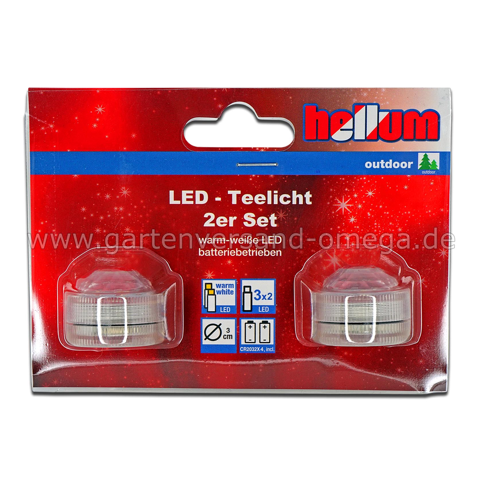 LED-Teelichter für Außen