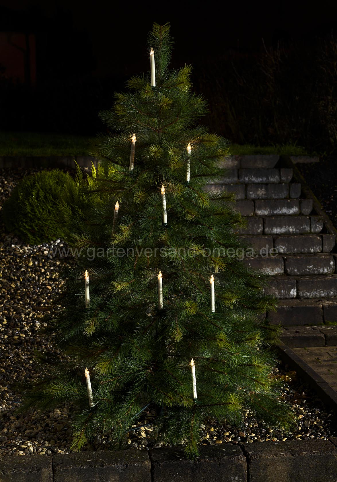 Kabellose Lichterkette für Außen