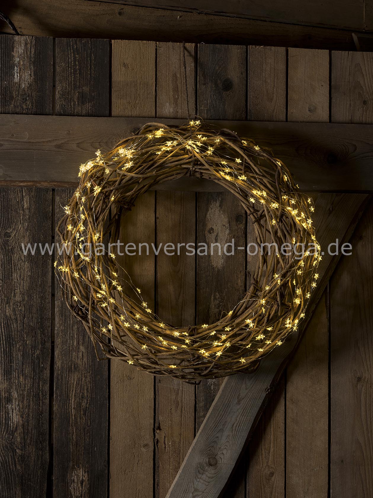 LED Sternenlametta Silberdraht Anwendungsbeispiel