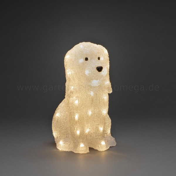 LED-Acryl Hund sitzend
